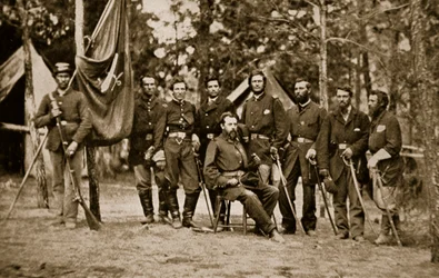General Charles Devens und Stab, 1861-65